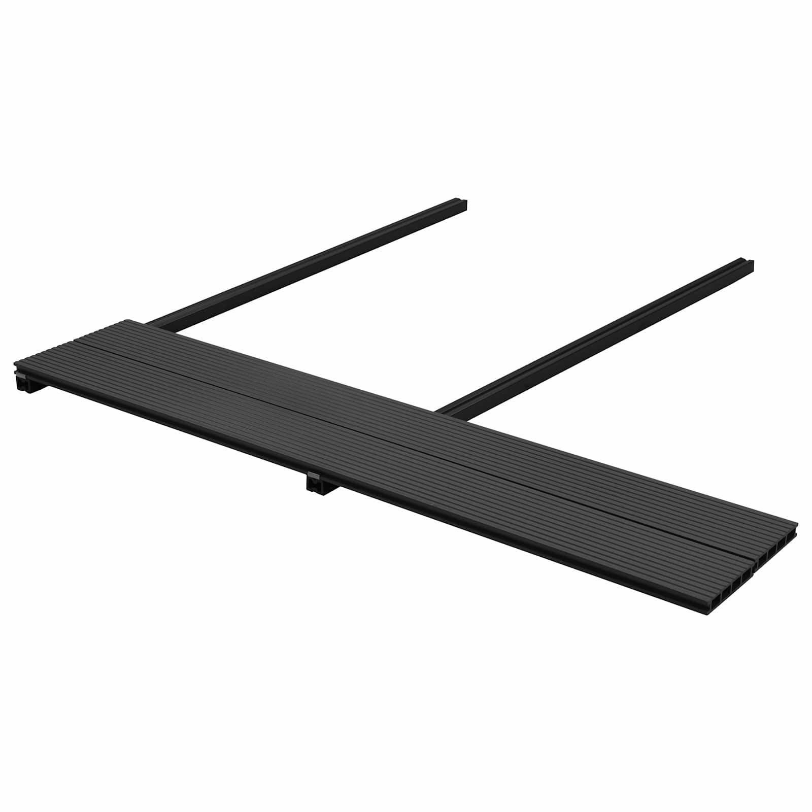 Terrassendiele 30 stk. Schwarz WPC