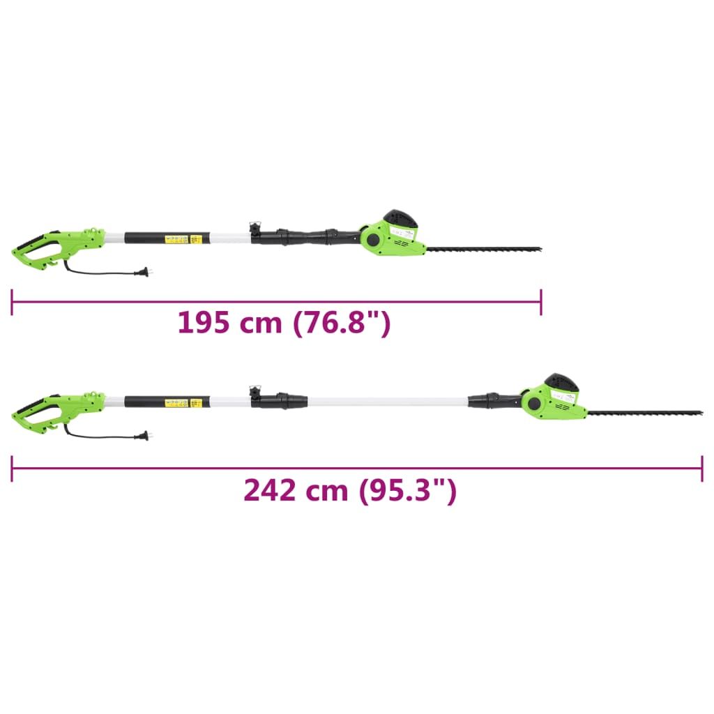 Elektrische Teleskopstangen-Heckenschere 41 cm 550 W