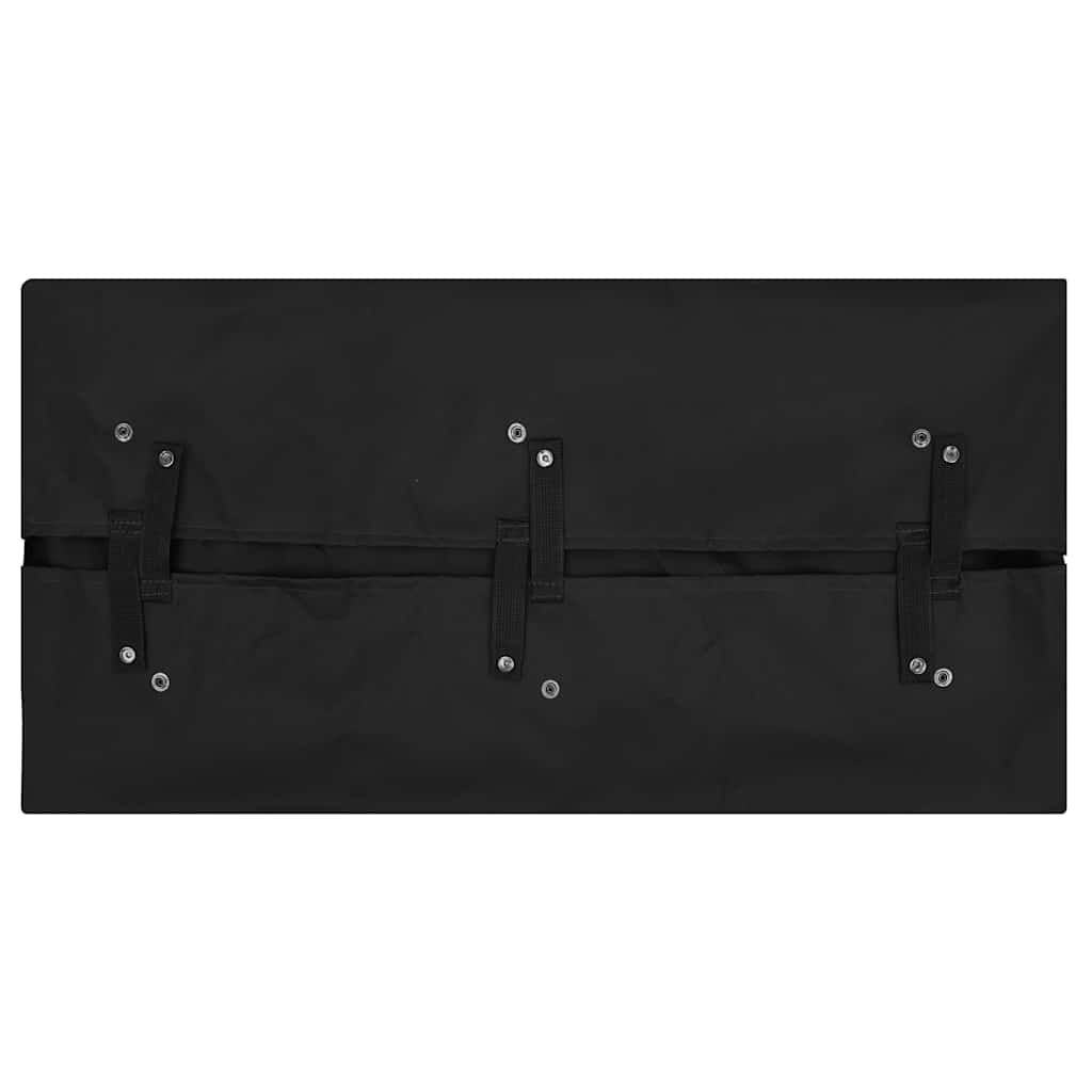 Gartenwagen-Einlage Schwarz 81x41x40 cm Stoff