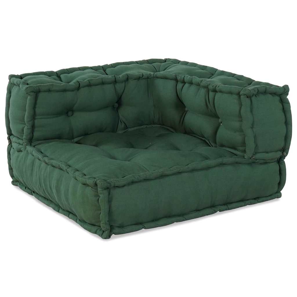 Modulare Sofagarnitur 3 pcs Grün Stoff