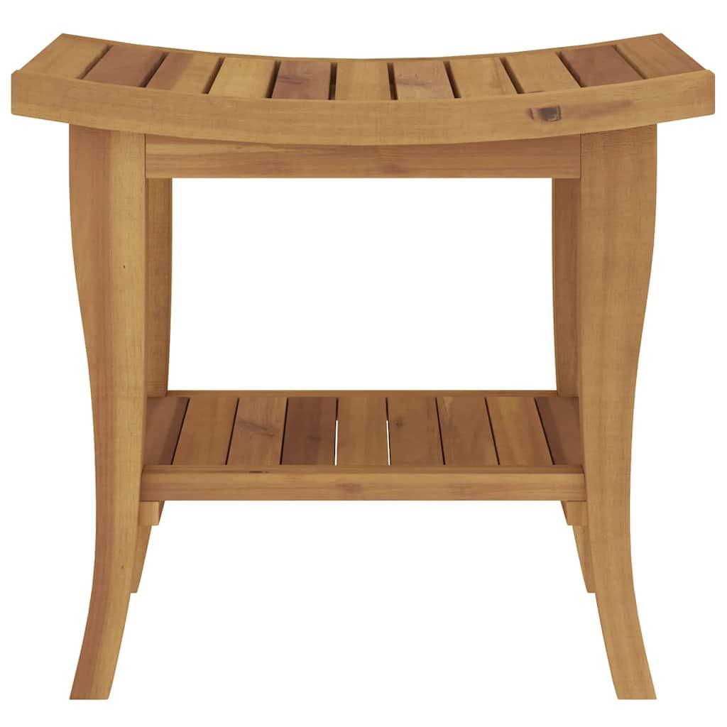 Badezimmer-Beistelltisch 50x35x45 cm Massivholz Teak