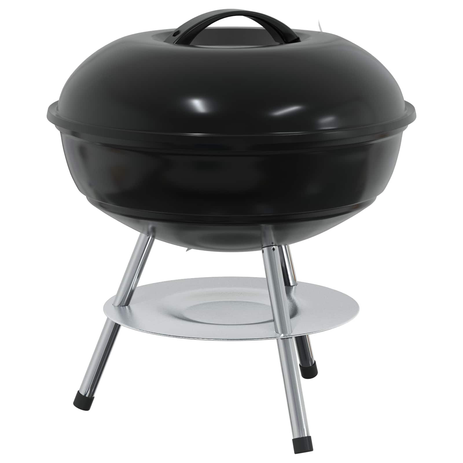 Holzkohlegrill 36,5 x 36,5 x 40 cm Schwarz