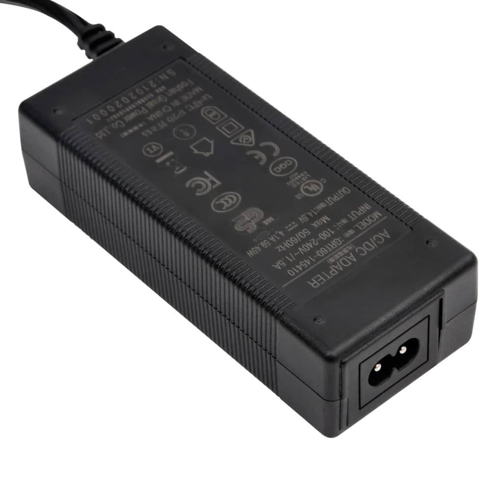Kühlbox mit Griff und Adapter Schwarz und Weiß 18 L PP & PE