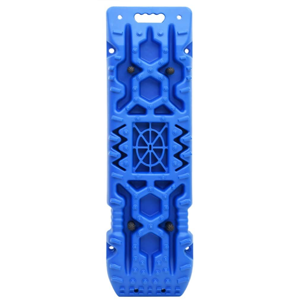 Traktionsmatten 2 Stk. Blau 107x31x7 cm Nylon