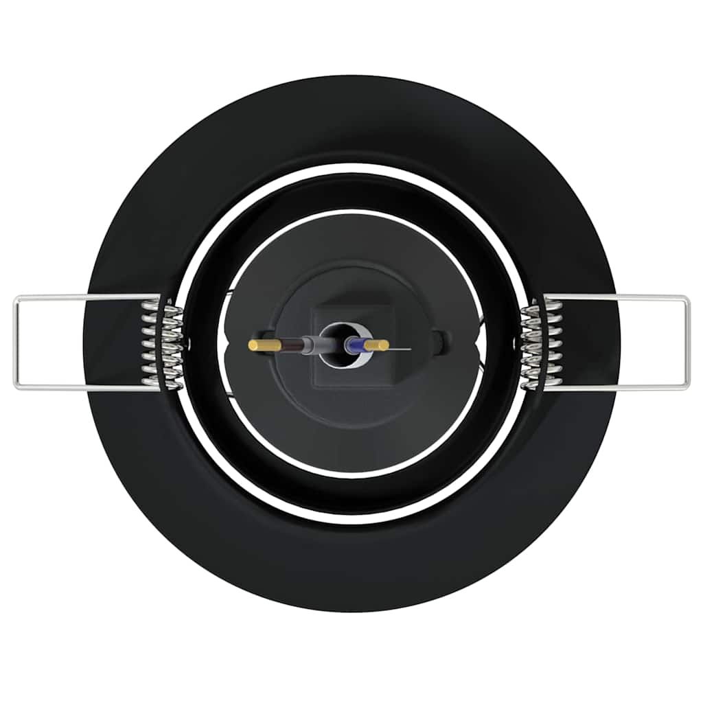 Spotlight 6 stk. Schwarz 9 x 9 x 2,5 cm Metall
