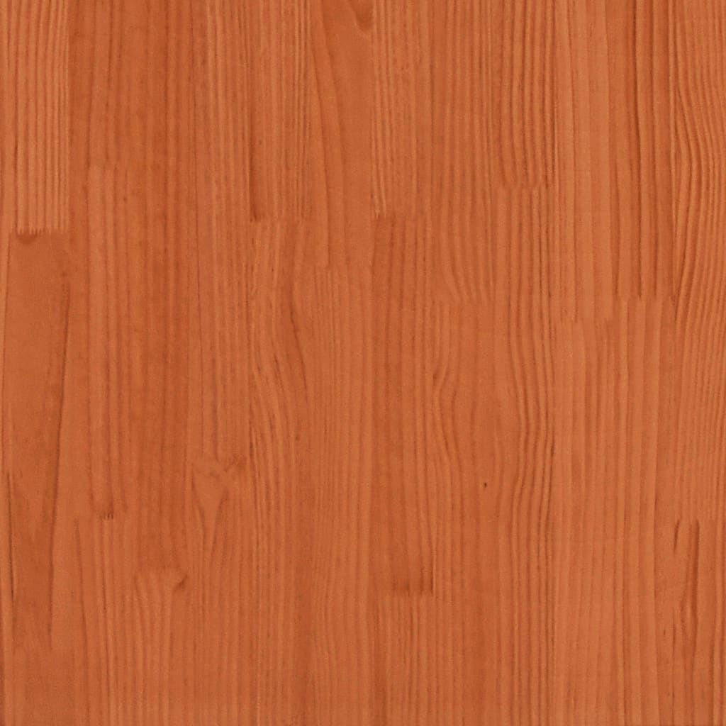 Heizkörperverkleidung Wachsbraun 169x19x84 cm Massivholz Kiefer