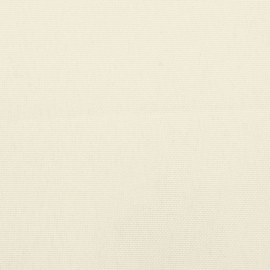 Palettenkissen Creme 120x80x12 cm Stoff