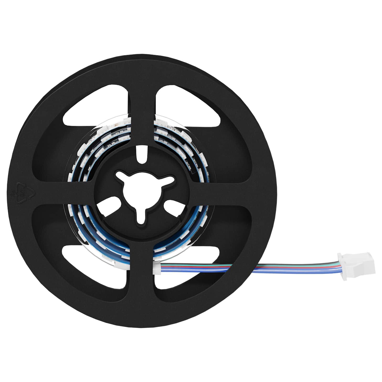 LED Streifen 2 pcs Schwarz und Transparent 350 mm