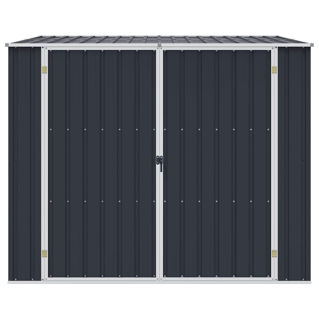 Gerätehaus Anthrazit 195x198x159 cm Verzinkter Stahl