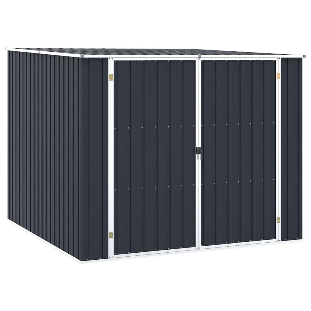 Gerätehaus Anthrazit 195x198x159 cm Verzinkter Stahl