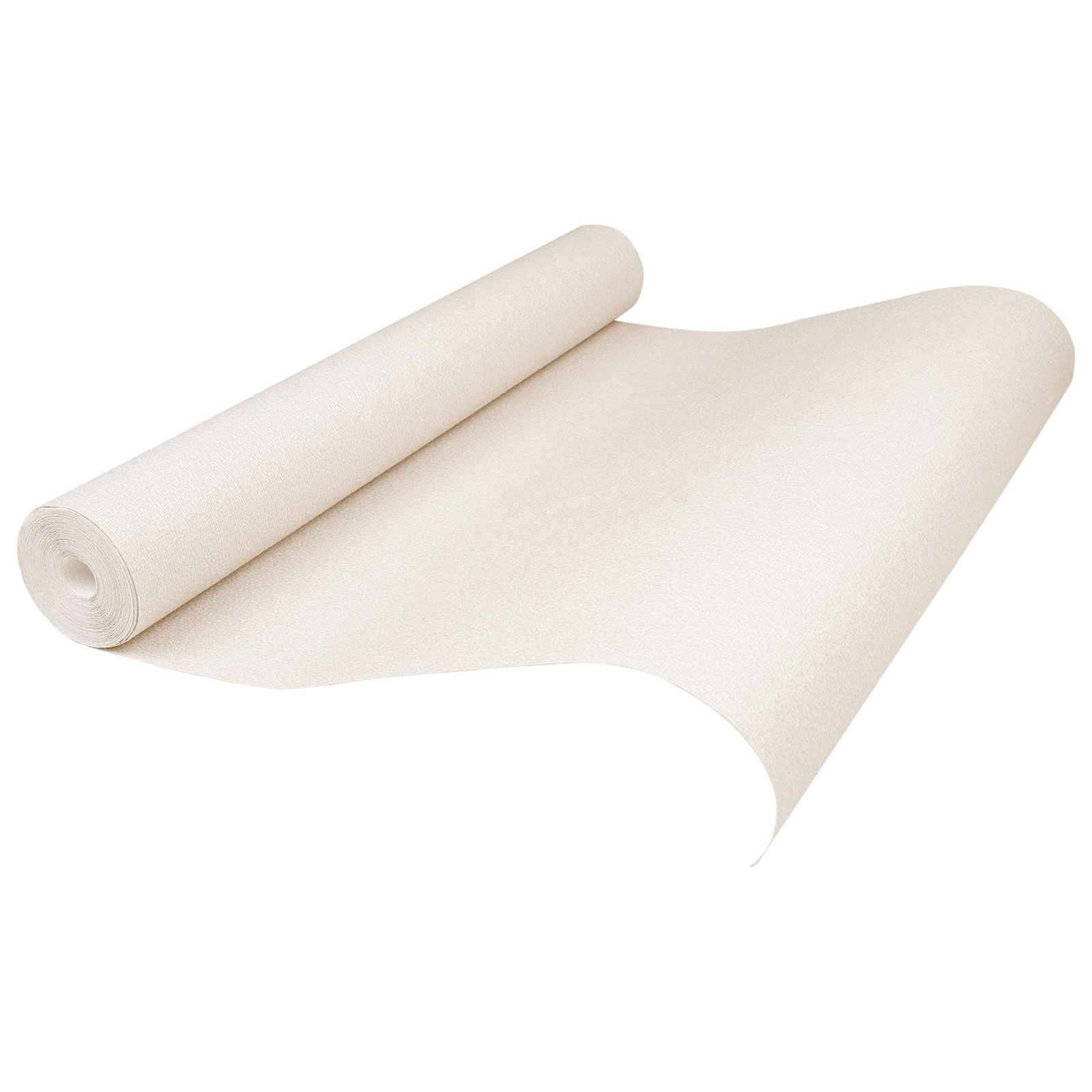 3D Solid Tapete Gestreift Beige 10 x 0,53 m Vliesstoff