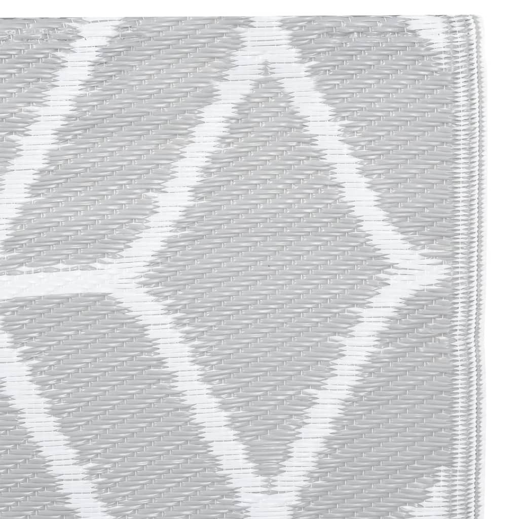 Outdoor-Teppich ARAKIL Grau 80x150 cm PP