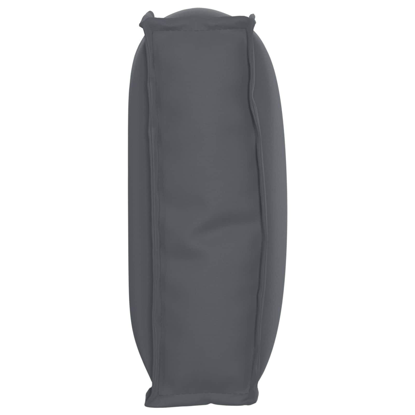Kissen Anthrazit 60 x 40 x 12 cm Oxford-Stoff