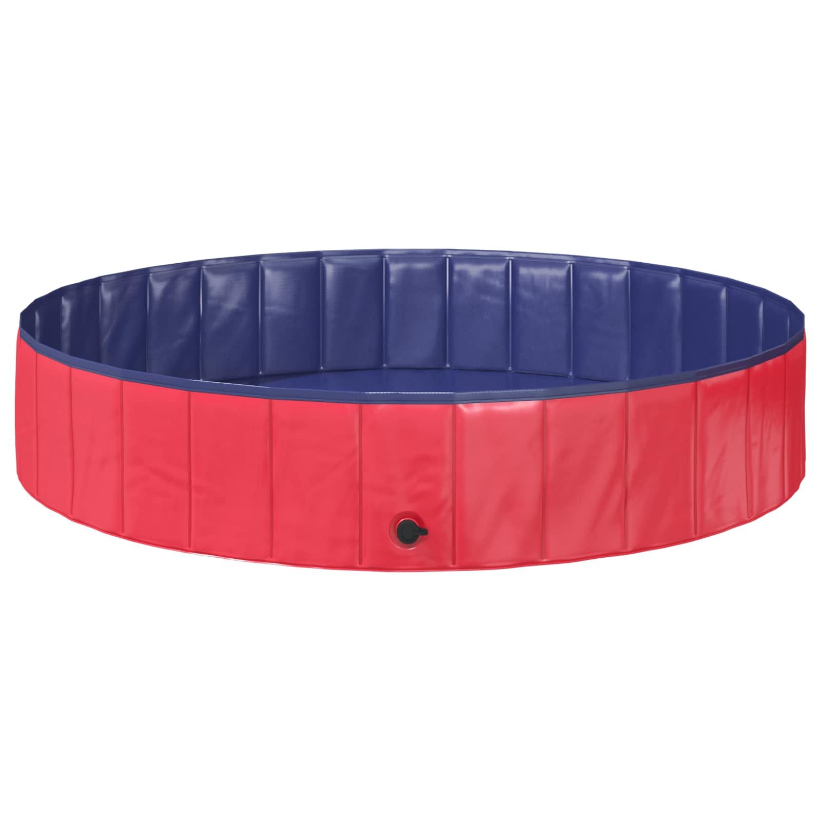 Kinder Schwimmbecken Ø 160 x 30 cm Rund für Rot und Blau