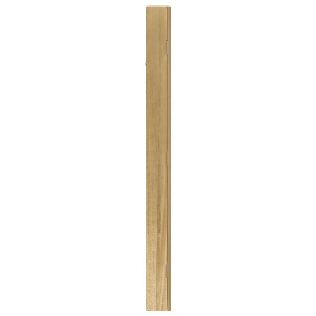 Schmuckschrank mit Spiegel Wandmontage 30x8,5x106 cm