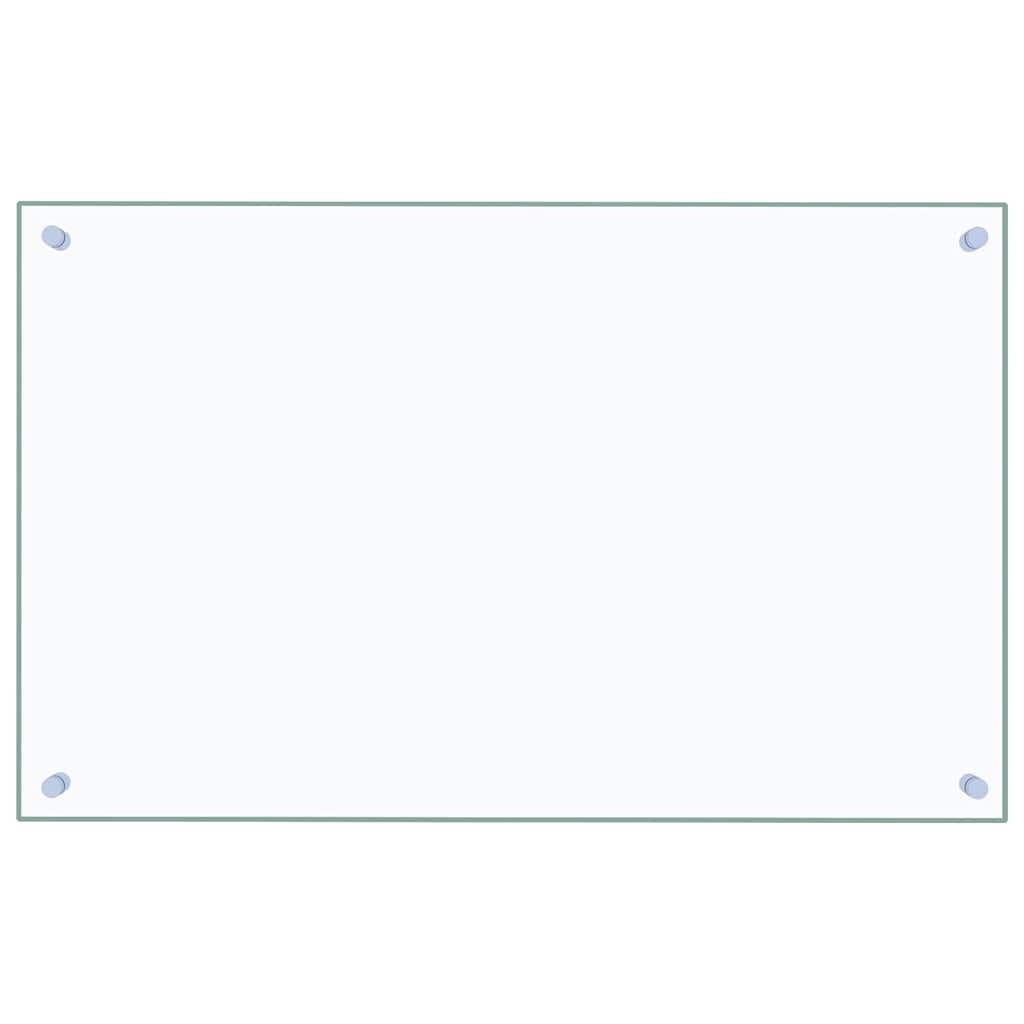 Küchenrückwand Transparent 80×50 cm Hartglas