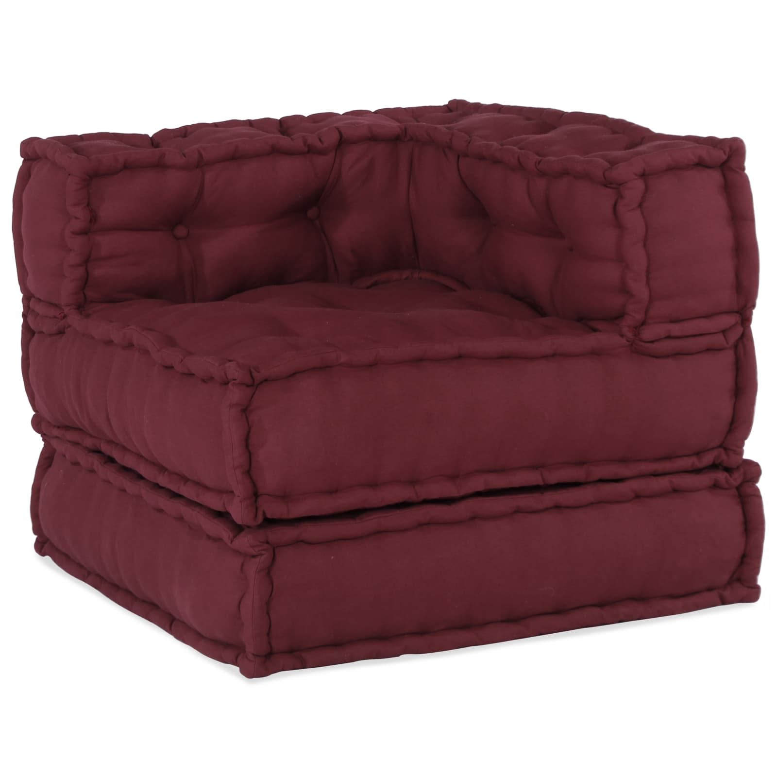 Modulare Sofagarnitur 3 pcs Kastanienbraun Stoff