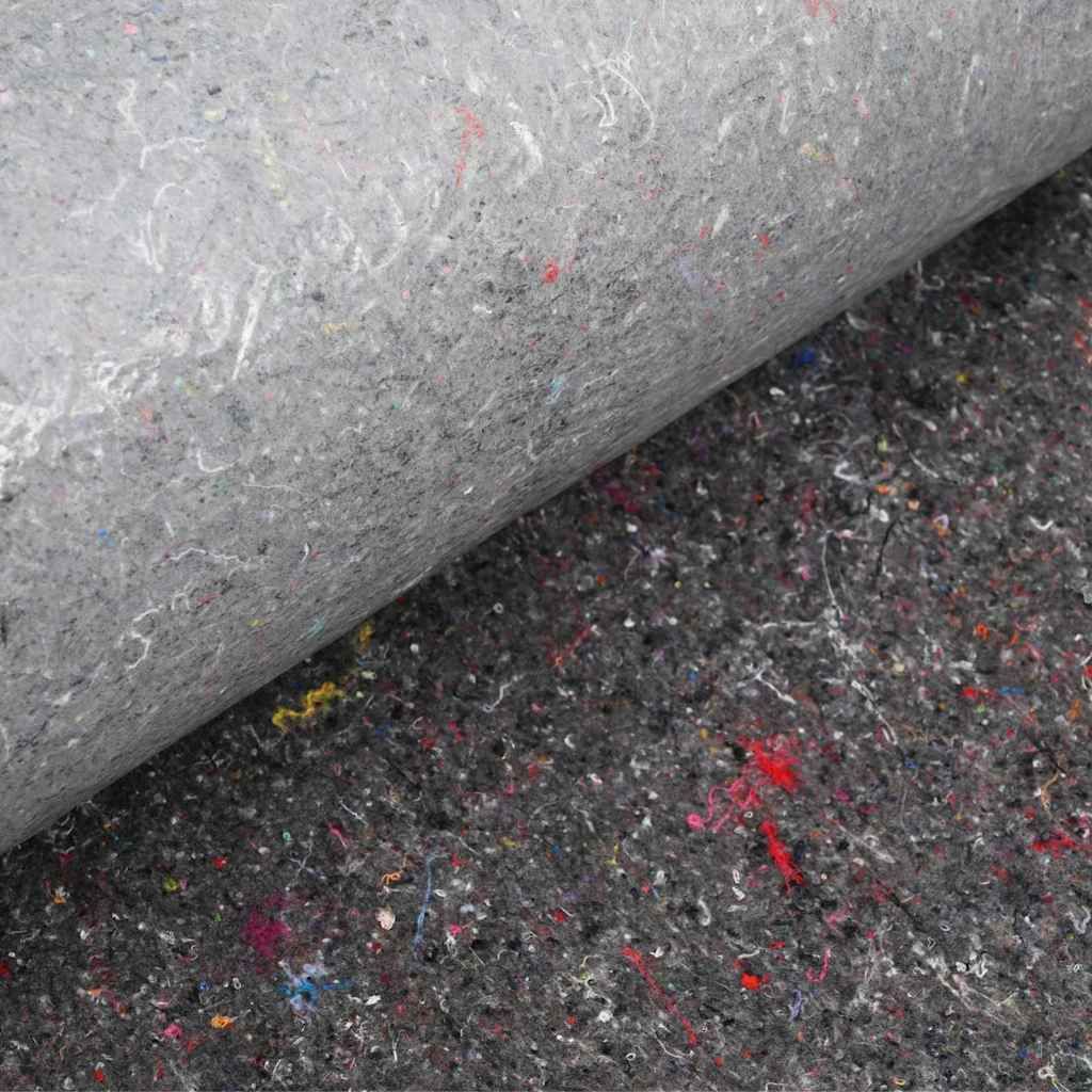 Teichvlies 1 x 10 m Polyester und Baumwolle Grau
