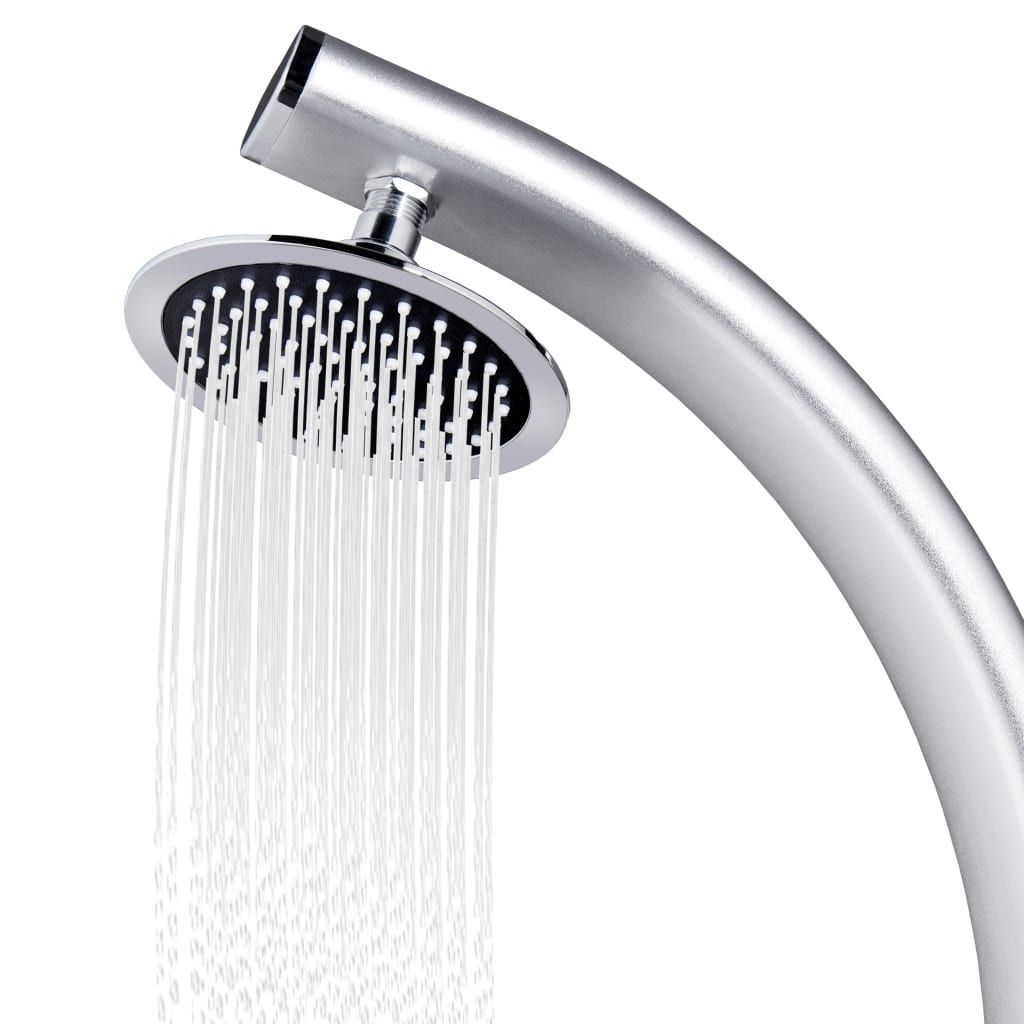 Gartendusche 215 cm Aluminium