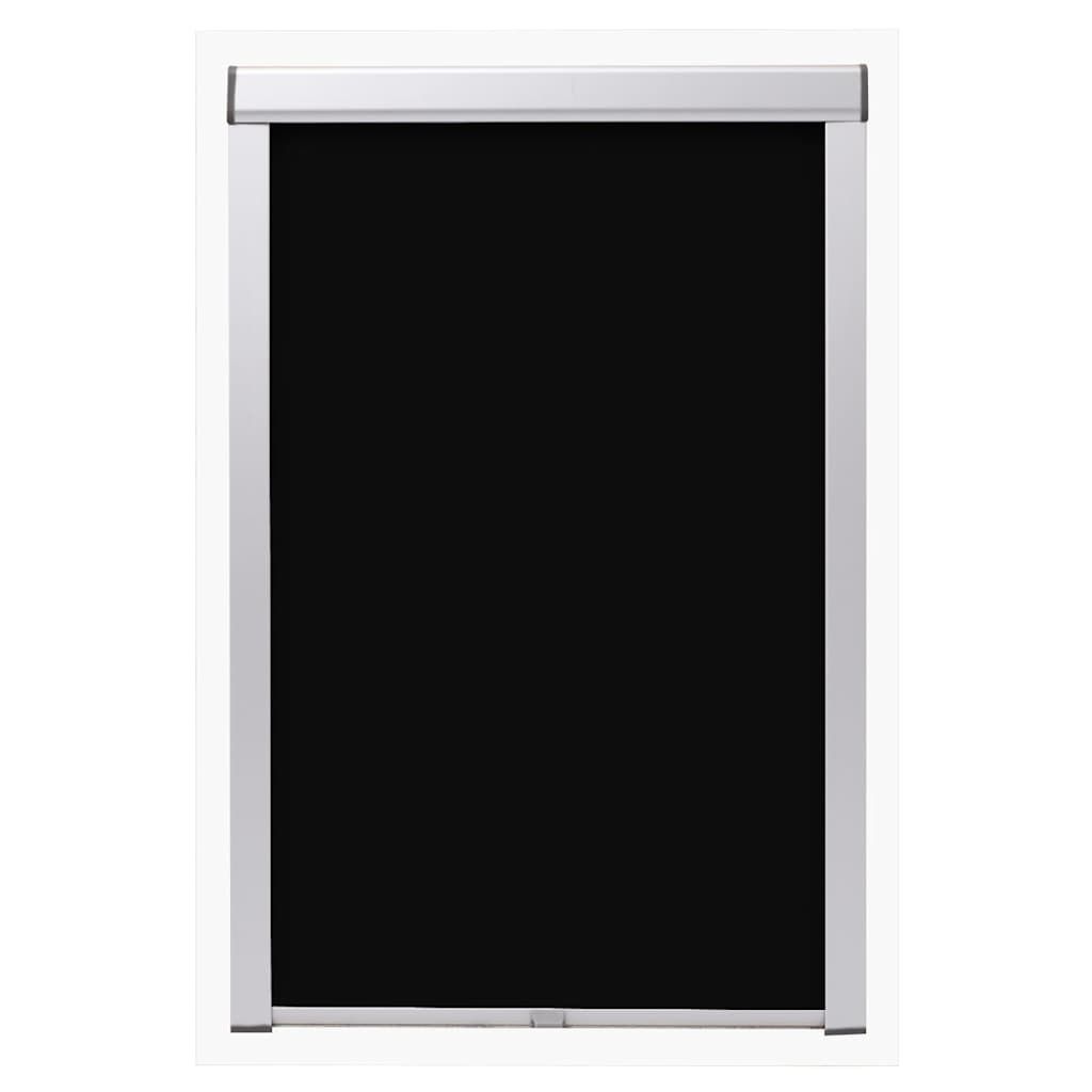 Verdunkelungsrollo Schwarz C04