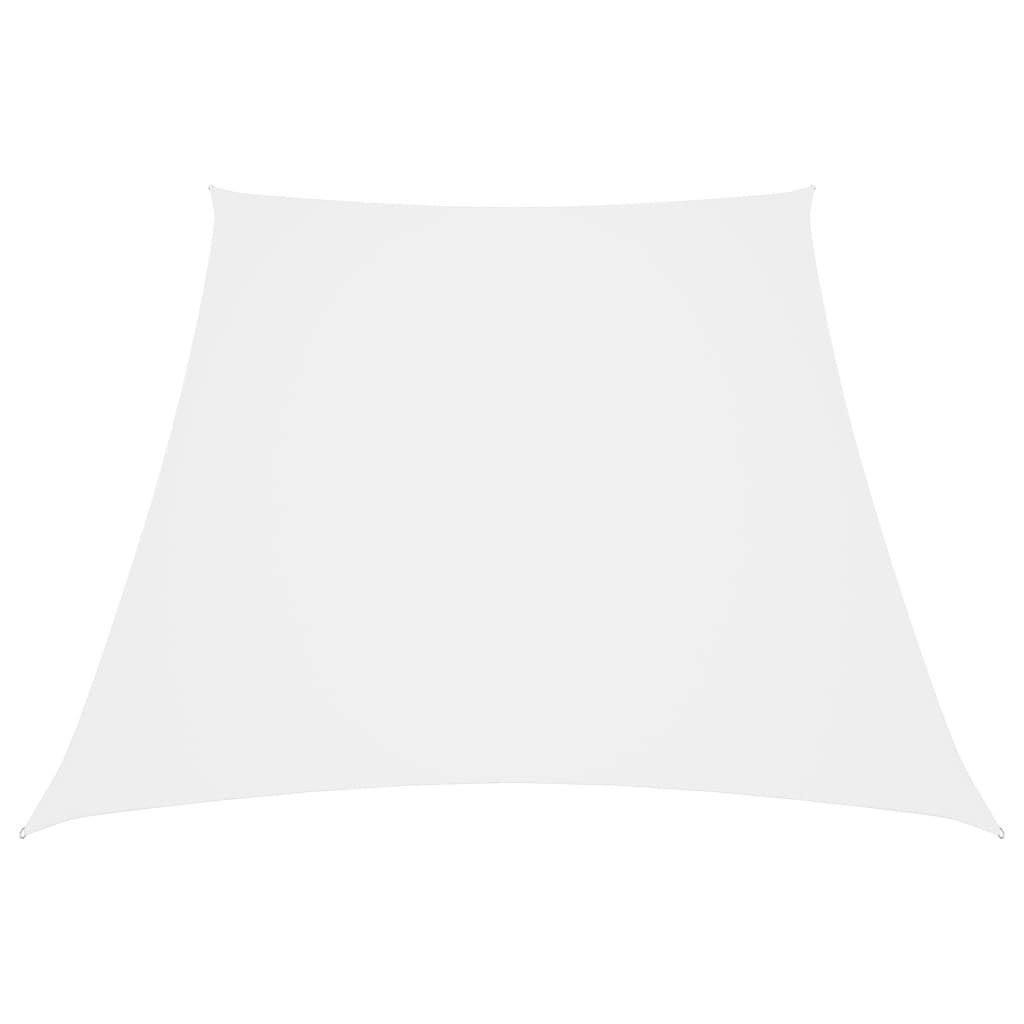 Sonnensegel Oxford-Gewebe Trapezförmig 2/4x3 m Weiß