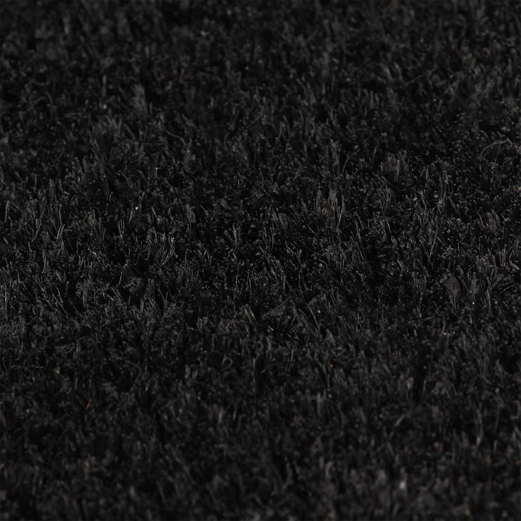 Fußmatte Schwarz 40x60 cm Kokosfaser Getuftet