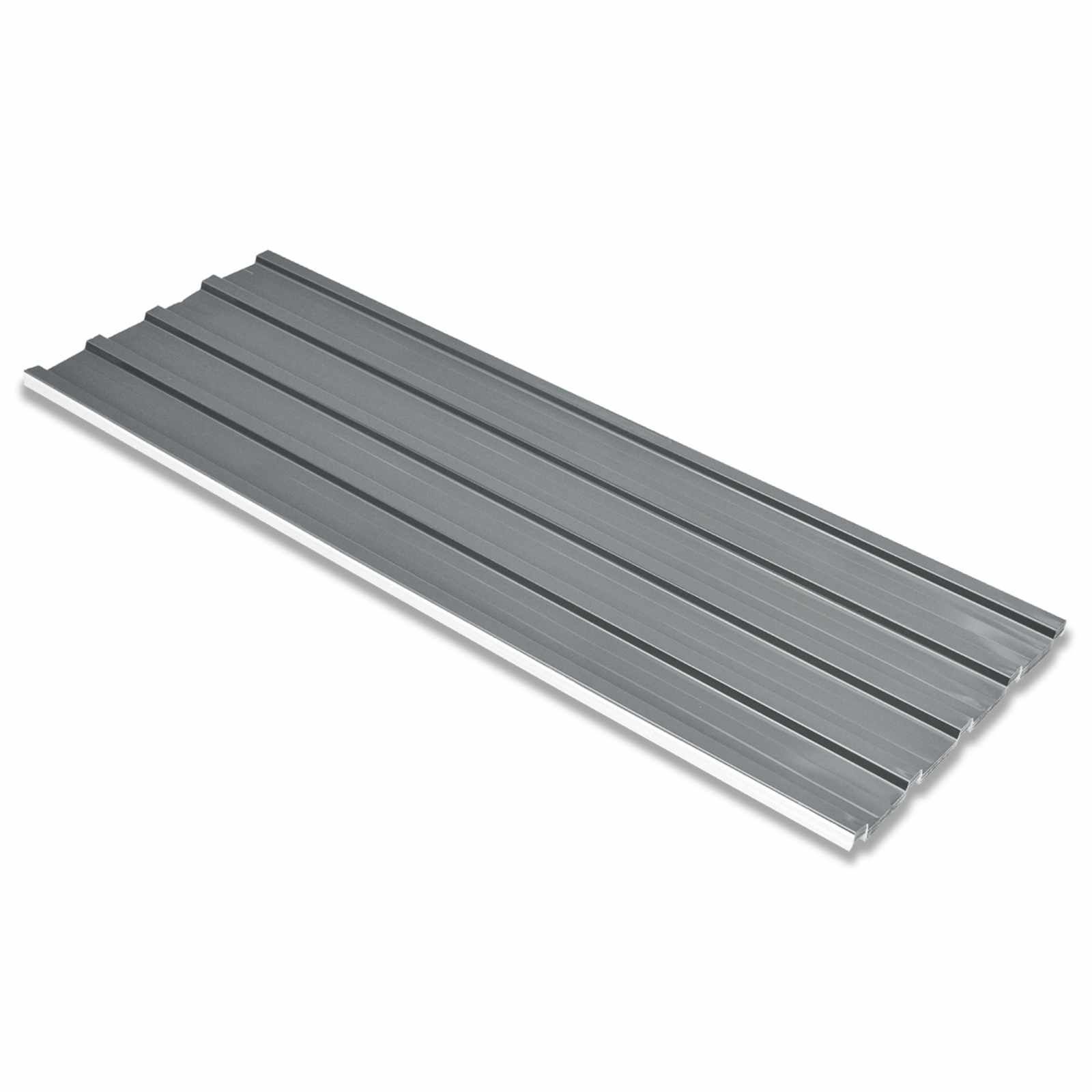 Dachpaneel 12 stk. Grau 129 x 45 cm Verzinkter Stahl