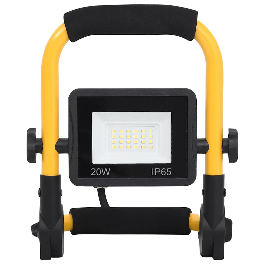 LED-Fluter mit Handgriff 20 W Warmweiß