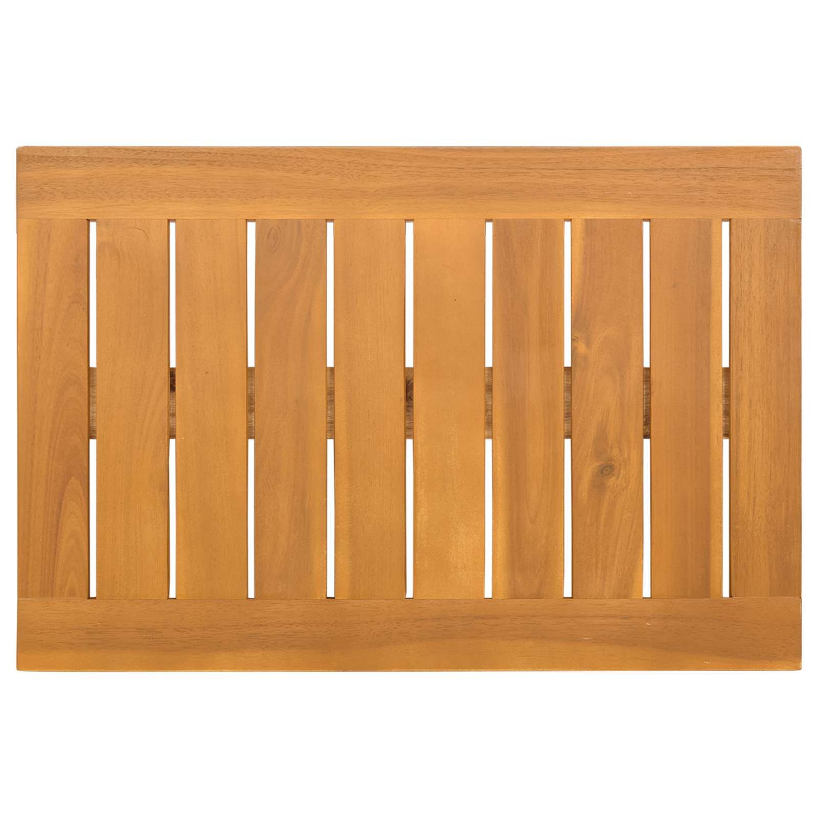 Badematte Uni Braun 60 x 40 cm Holz