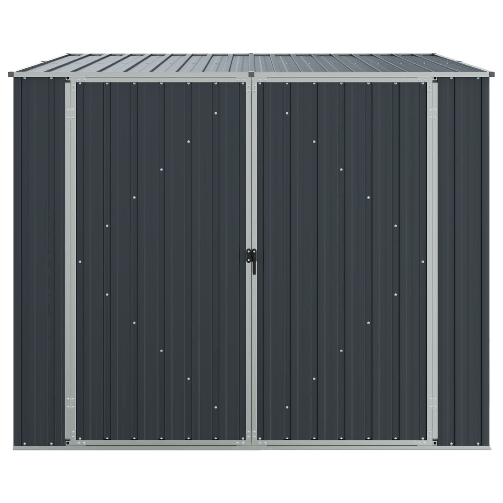 Gerätehaus Anthrazit 195x198x159 cm Verzinkter Stahl