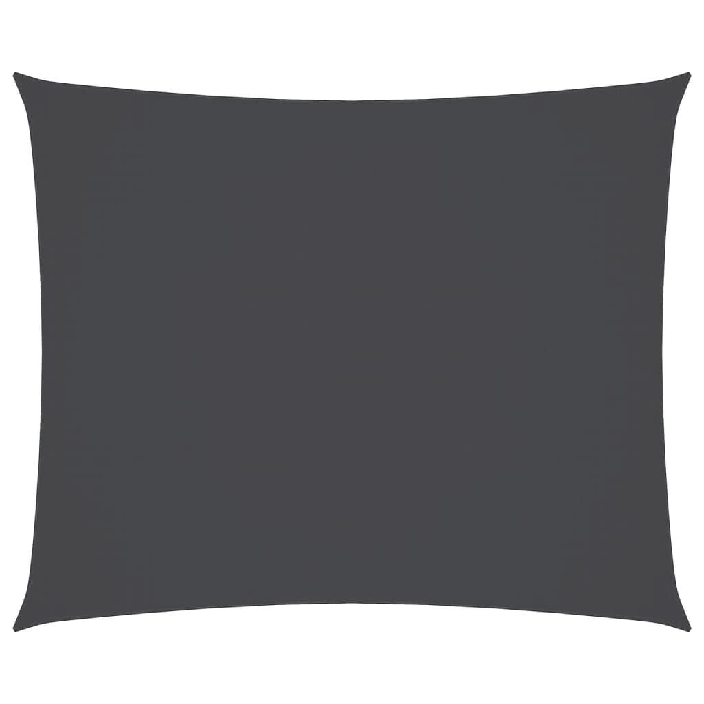 Sonnensegel Oxford-Gewebe Rechteckig 3,5x4,5 m Anthrazit