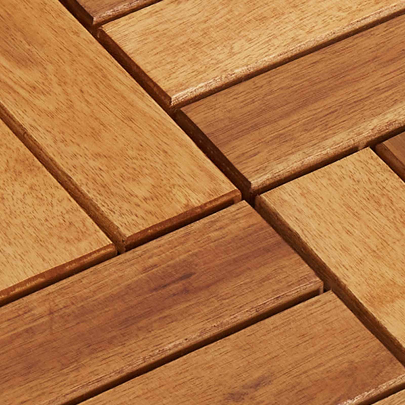 Terrassenfliese 30 pcs Braun 30 x 30 cm Akazien-Hartholz