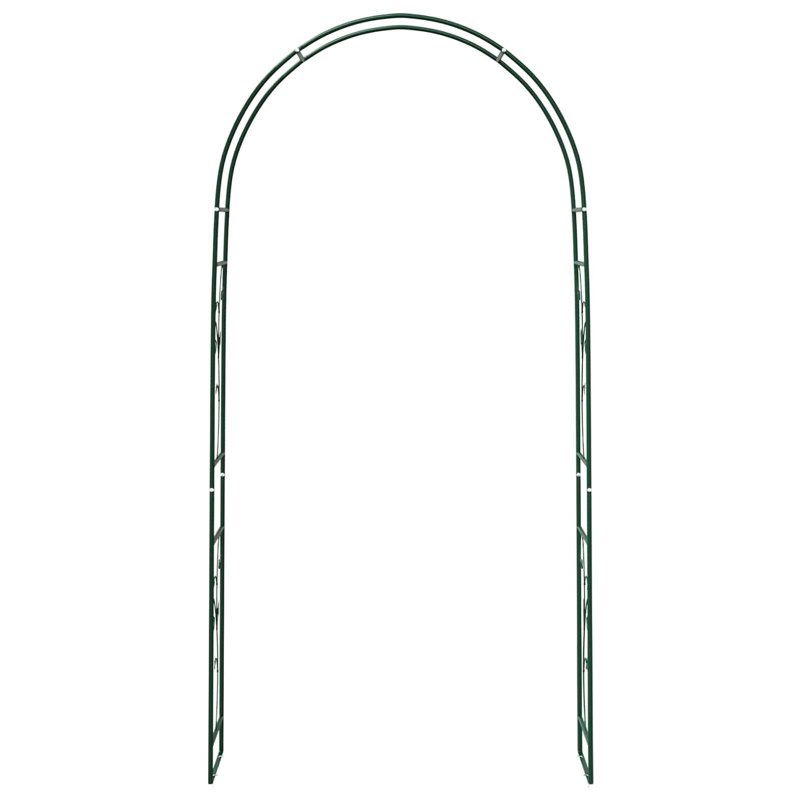 Gartenbogen Floral Grün 115 x 37 x 231 cm