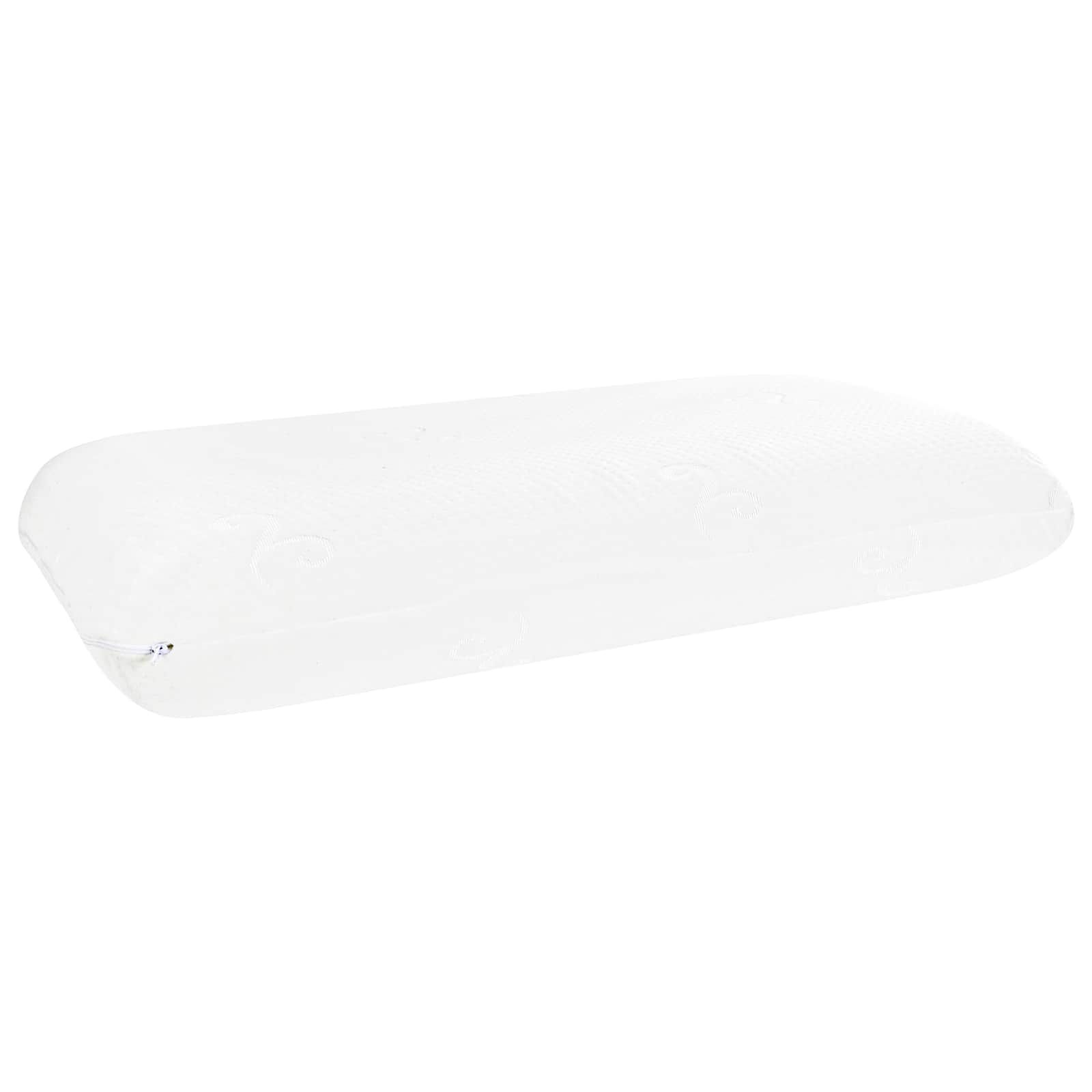 Schlafkissen Uni Weiß 70 x 36 x 13 cm Gel-Speicherschaum