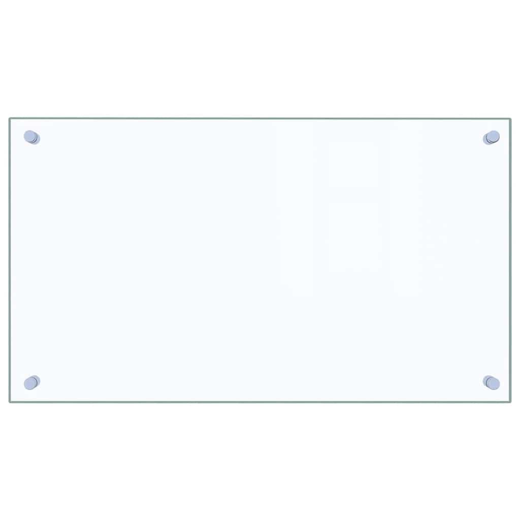 Küchenrückwand Transparent 70×40 cm Hartglas