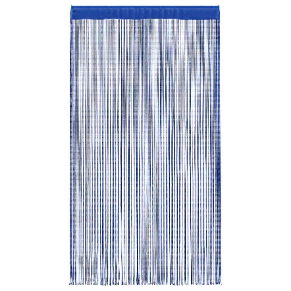 Fadenvorhänge 2 Stk. 140 x 250 cm Blau