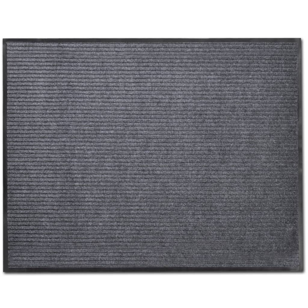 Türmatten 4 Stk. PVC Grau 90 x 60 cm