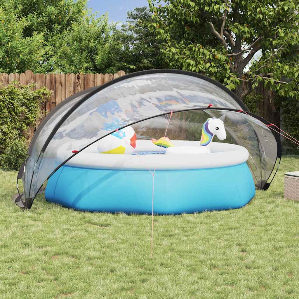 Pool-Dome 405 x 405 x 192 cm PVC Transparent
