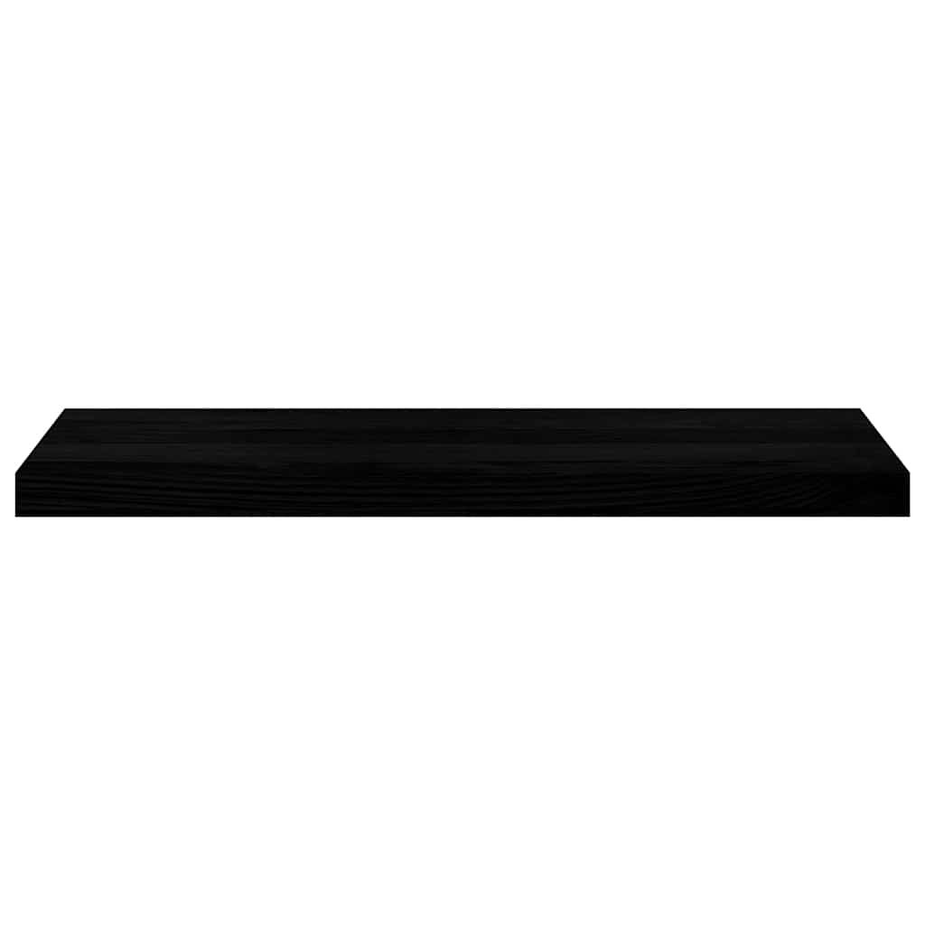 Treppenstufen 8 Stk. Braun-Schwarz 80x30x2 cm Massivholz Eiche