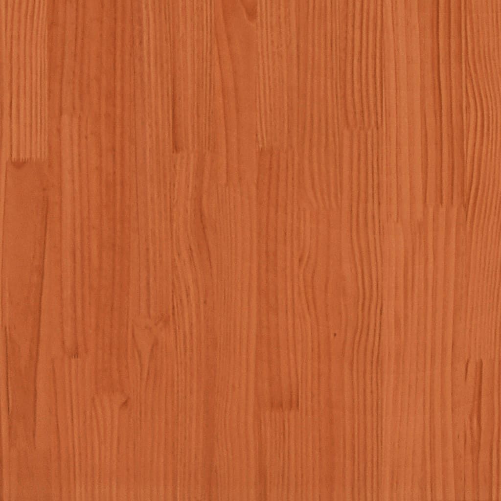 Heizkörperverkleidung Wachsbraun 108,5x19x84cm Massivholz
