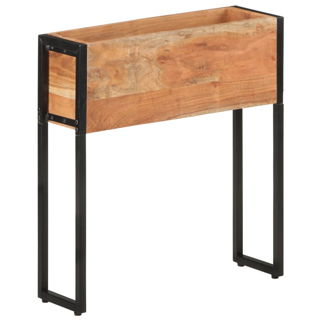 Pflanzkübel 60x20x68 cm Massivholz Akazie
