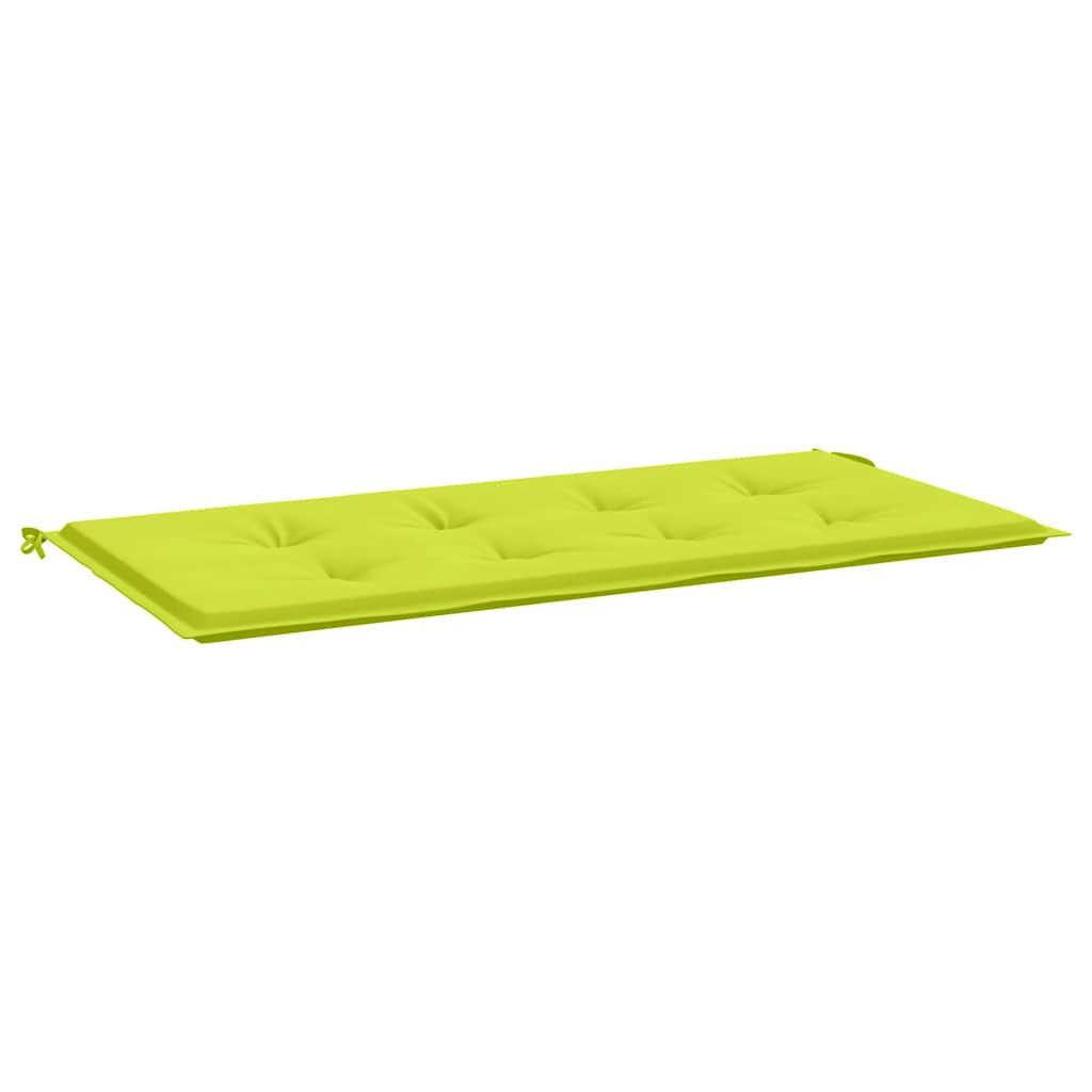 Gartenbank-Auflage Hellgrün 120x50x4 cm Oxford-Gewebe