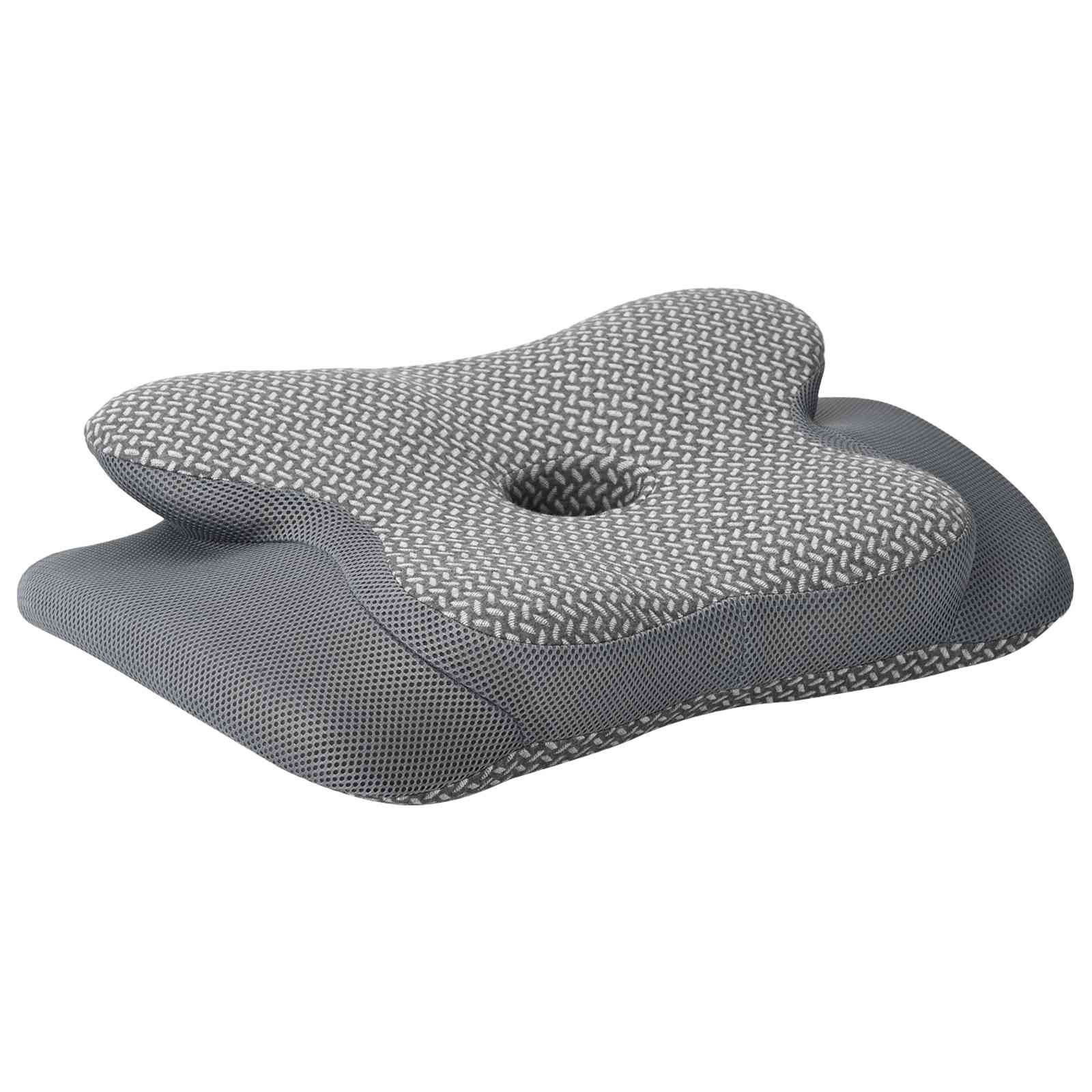 Nackenkissen Grau Viscoschaum 58 x 38 x 12 cm