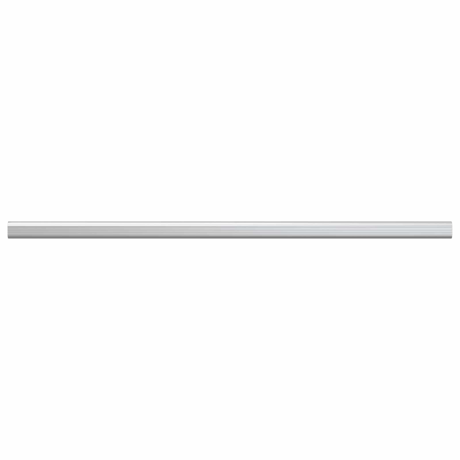 Kleiderstange 2 pcs Silber 764 x 15 x 29 mm Aluminiumlegierung