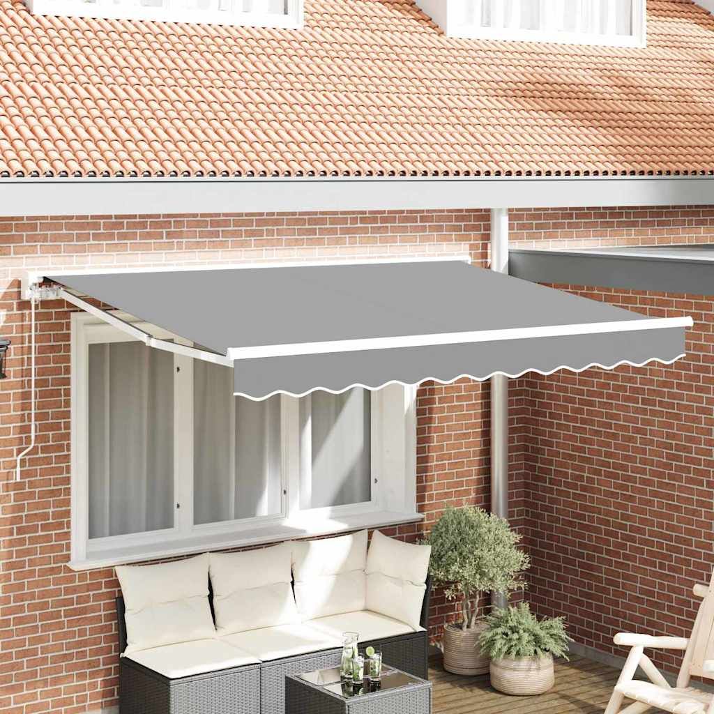 Markisenrahmen Verstellbar Weiß 2,5 x 2 m Stahl