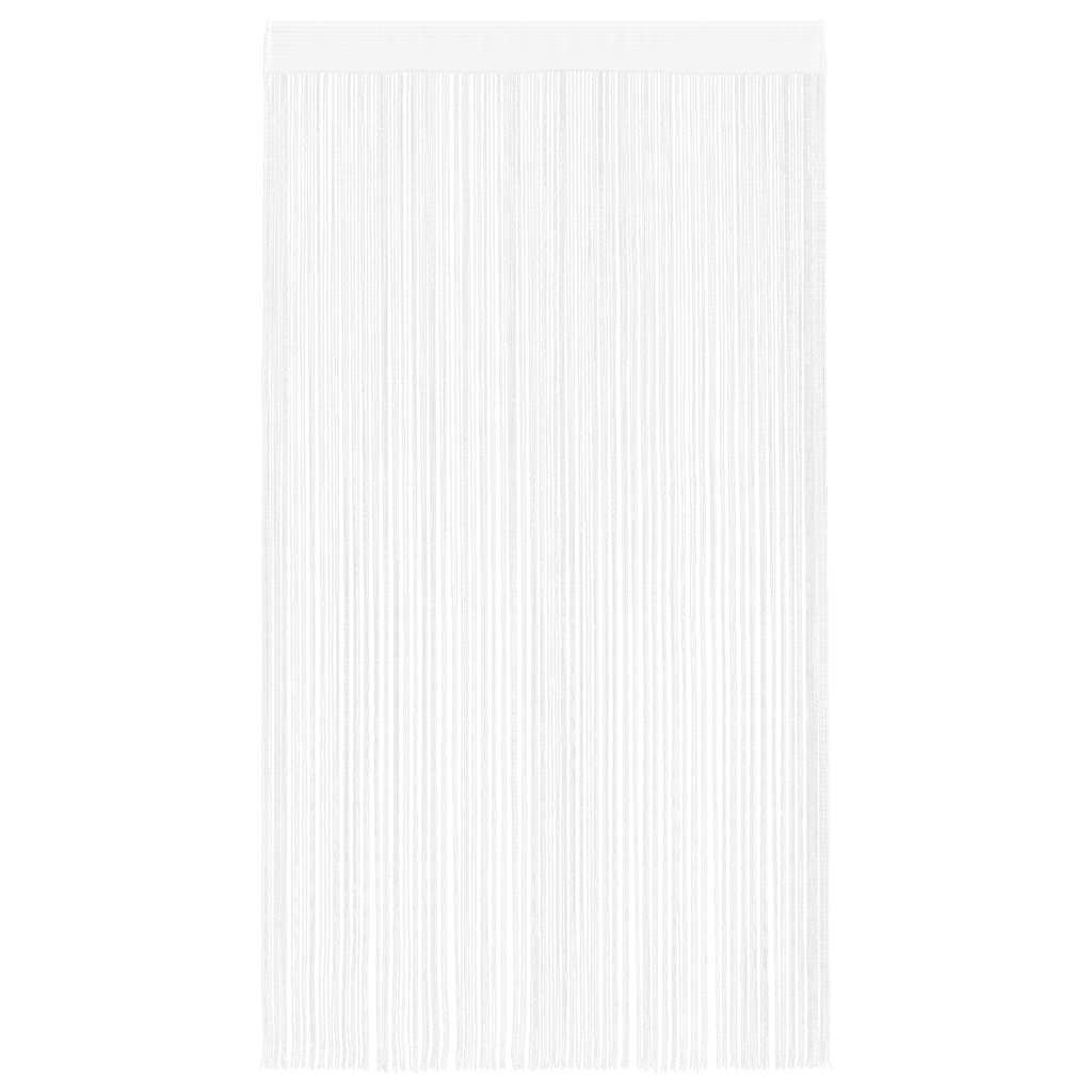 Fadenvorhänge 2 Stk. 140 x 250 cm Weiß