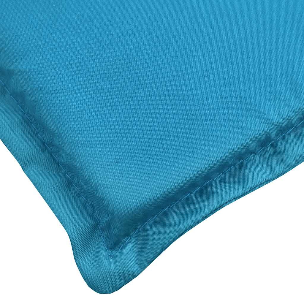 Sonnenliegen-Auflage Blau 186x58x4 cm Oxford-Gewebe