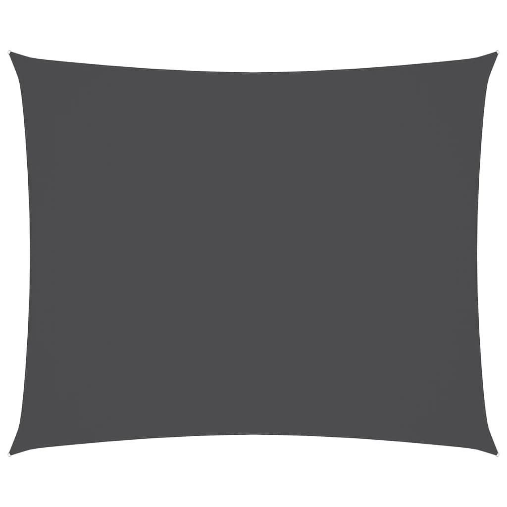 Sonnensegel Oxford-Gewebe Rechteckig 2,5x3,5 m Anthrazit