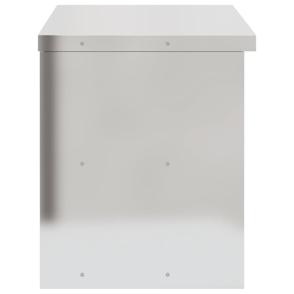 Küchen-Wandschrank mit Schiebetüren Edelstahl