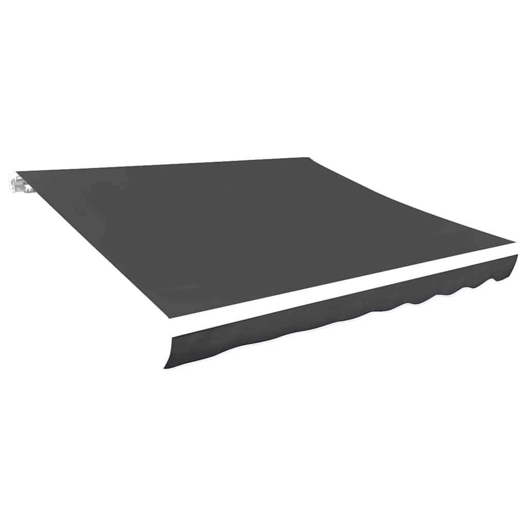 Ersatzstoff für Markise Grau 300x250 cm Polyester